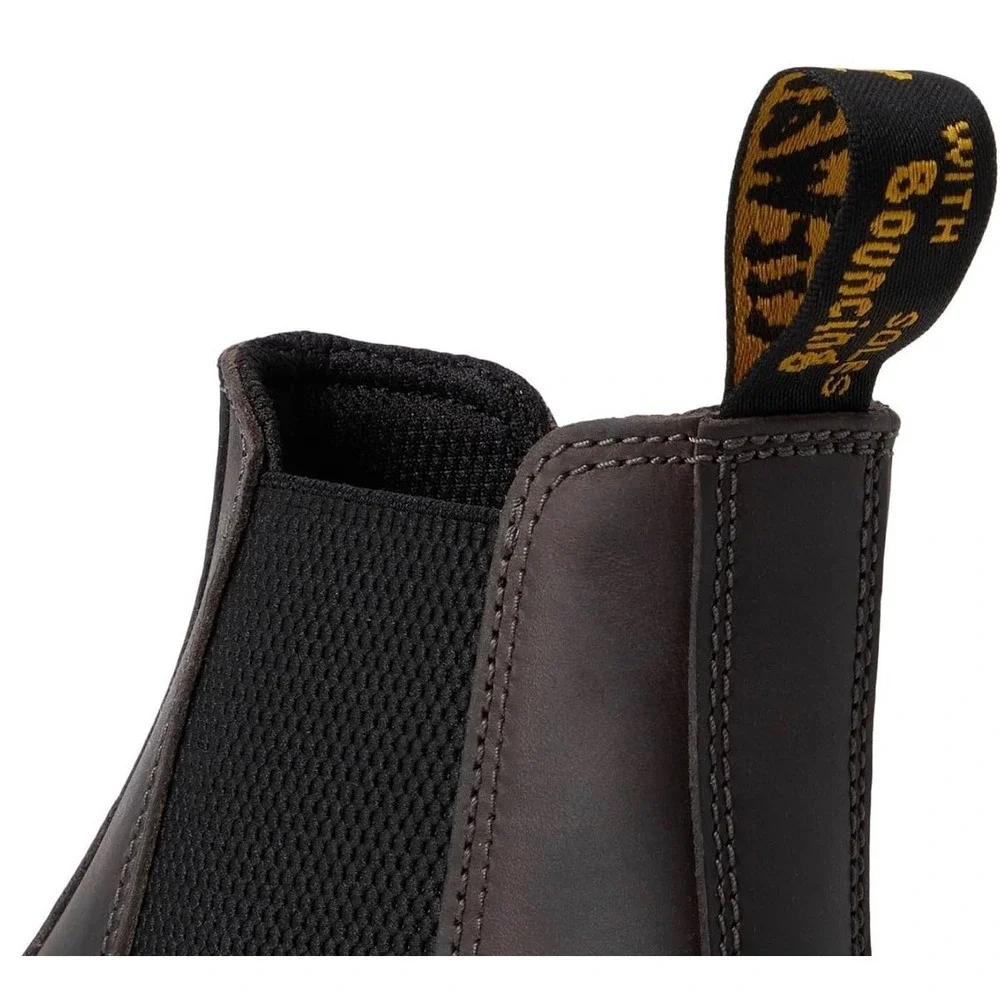 Dr. Martens Embury Gunmetal Leather Chelsea Boots Mens 10 Wyoming 26964020 New
